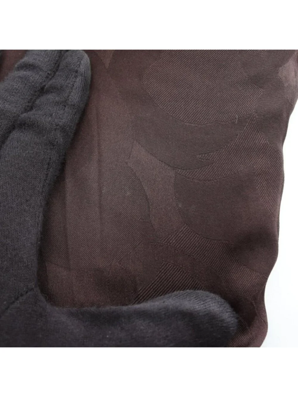 Chanel Pants Tweed Cropped Brown Wool